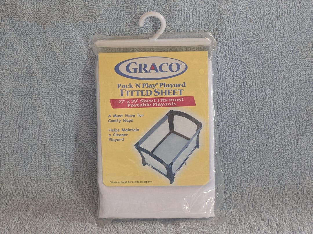 Vintage 2002 Graco Pack N Play Playard Fitted Sheet Your Choice White ...