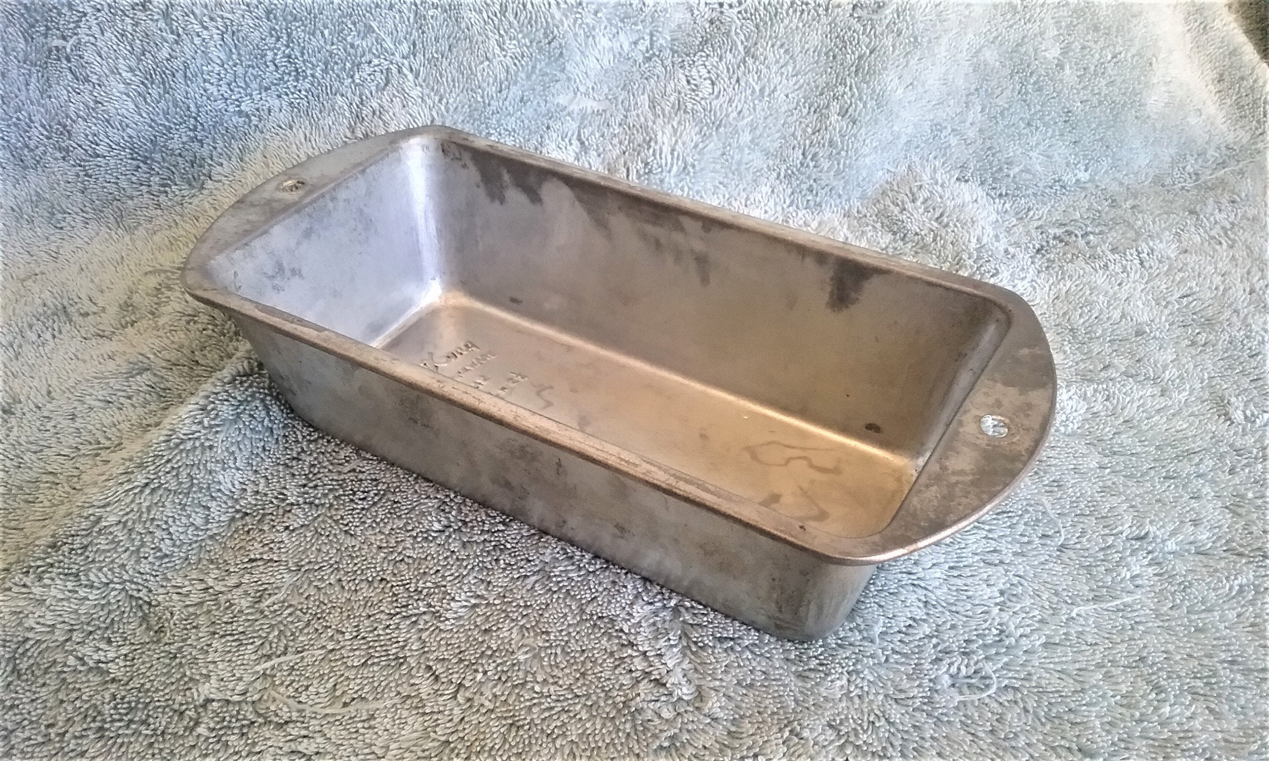 Vintage Bake King Steel Loaf Pan No. H2 King of Bakeware Pressed Stee…