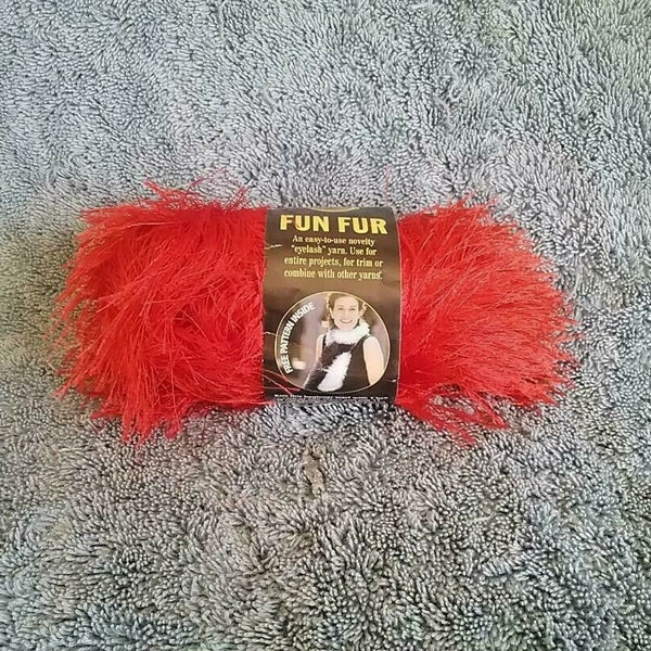 Fun Fur Yarn Etsy