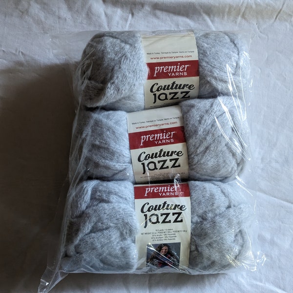 Premier Yarns Couture Jazz Arm Knitting Yarn 16.5 yards 81% Acrylic Polyamide 3.5 ounces Buy 4 Items 1 Order Tale 1 Dollar Off Each Item