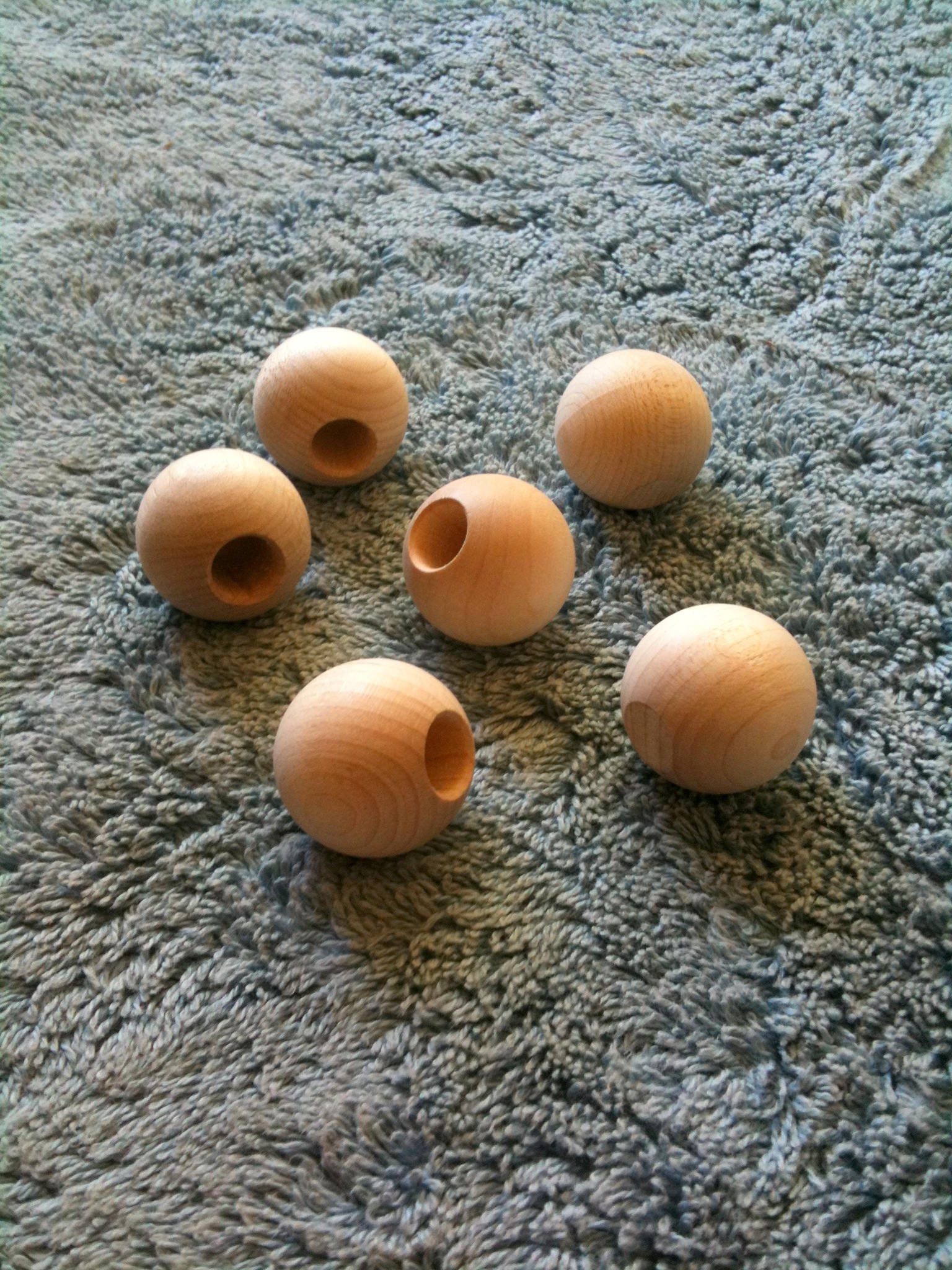 300 Pieces Split Wooden Ball Unfinished Half Dome Round Craft 2021人気の