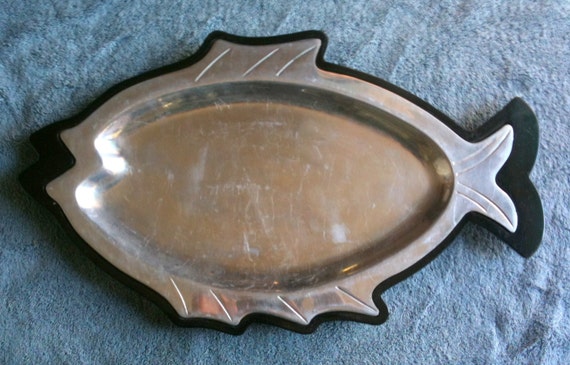 Vintage Nordic Ware Fisch Platte Mit Halter Fisch Geformt Etsy