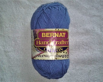 Bernat Handicrafter Cotton 4 Ply Aran Worsted Weight 1 3/4 oz 50 Grams Baby Pink