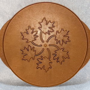 Nordic Ware Leaves and Apples Pie Top Cutter 2 Sided Reversible Made in USA Used Good Condition