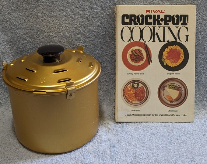 Rival Crock Pot Bread N Cake Bake Insert & Rival Crock Pot Cookbook