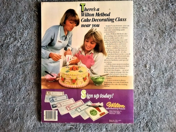 Wilton Yearbook 1984 Cake Decorating 184 Pages Birthday Cakes