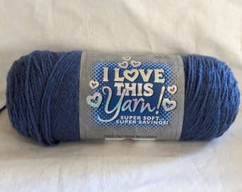 I Love This Yarn Your Choice  100% Acrylic Various Coors Weight Medium 4