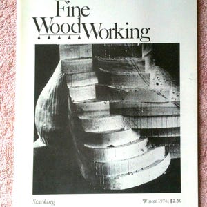 Fine Woodworking Magazine Vintage Winter 1976 Volume 1 Number 5 Stacking Carcase Construction Patch Pad Cutting