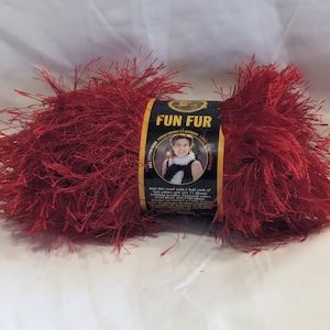 Lion Brand Fun Fur Novelty Yarn Eyelash Yarn Furry Yarn Fuzzy Yarn Scarf Yarn