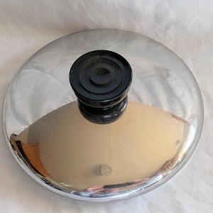 Revere Ware Lid Used Vintage 1960s 1970s Stainless Steel  3 Sizes