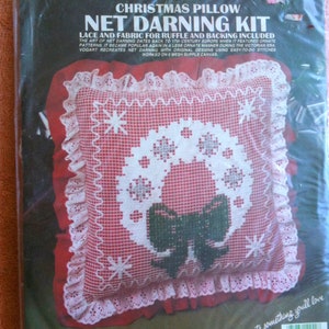 Lace Net Darning Kit Initial Monogram B We've Got it Made Vintage