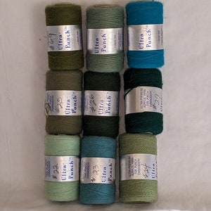 Ultra Punch Embroidery Yarn: Acrylic, Colorfast, Machine Washable Spools