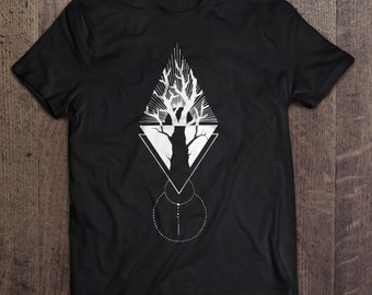 Tree Tee Ink Art T-Shirt