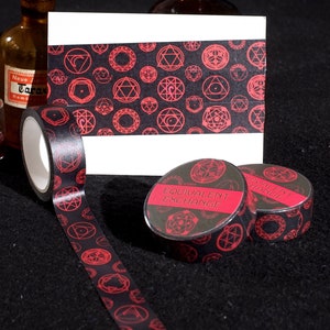 Transmutation Circle Washi Tape FMA Alchemy
