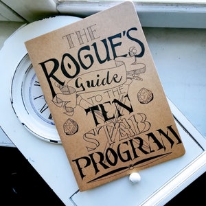 Rogue - Dungeons and Dragons Character Notebook Hand-Lettering