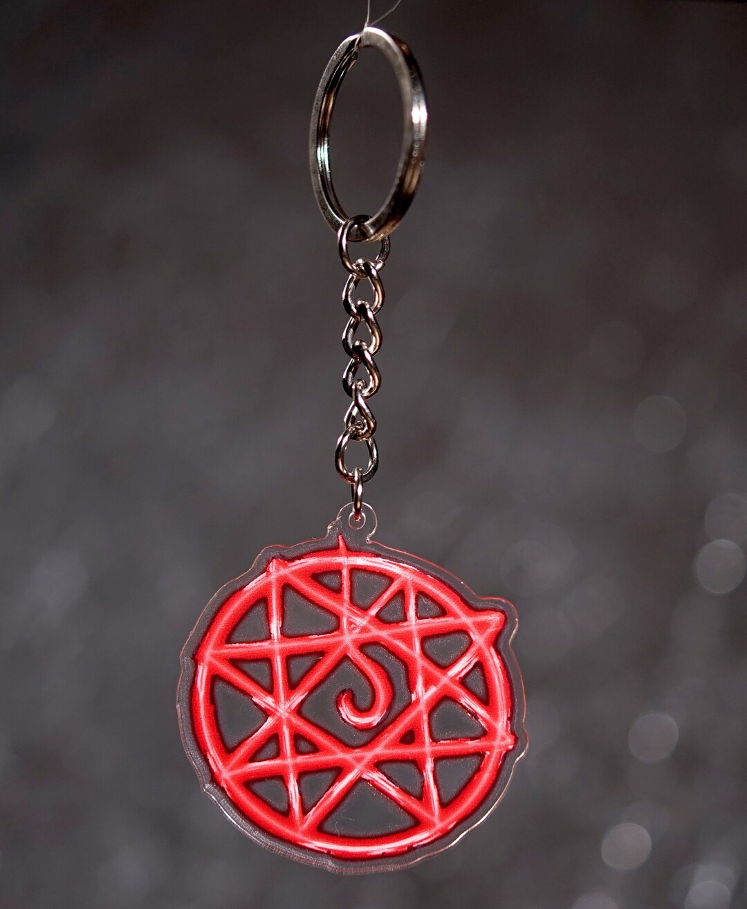 FMA Soul Blood Seal Key Chain Acrylic Charm - Etsy