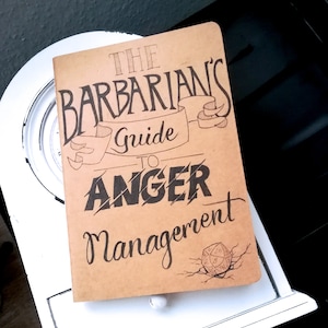 Barbarian - Dungeons and Dragons Character Notebook Hand-Lettering