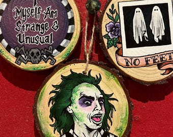 Beetlejuice Wood Art