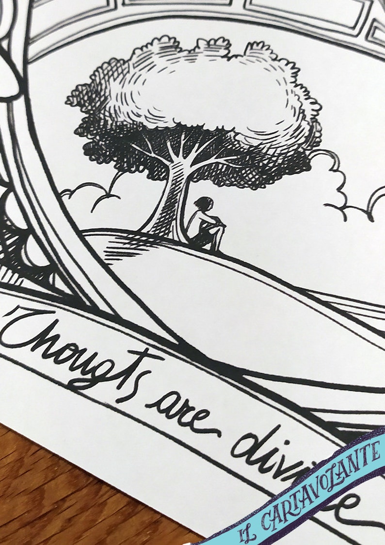 Orlando Virginia Woolf - Livro de colorir - Colorir Orlando, homem e mulher - 8 ilustrações em PDF imagem 9
