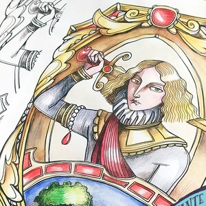 Orlando Virginia Woolf - Livro de colorir - Colorir Orlando, homem e mulher - 8 ilustrações em PDF imagem 3