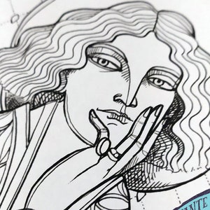 Orlando Virginia Woolf - Livro de colorir - Colorir Orlando, homem e mulher - 8 ilustrações em PDF imagem 8