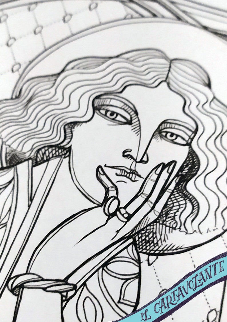 Orlando Virginia Woolf - Livro de colorir - Colorir Orlando, homem e mulher - 8 ilustrações em PDF imagem 8