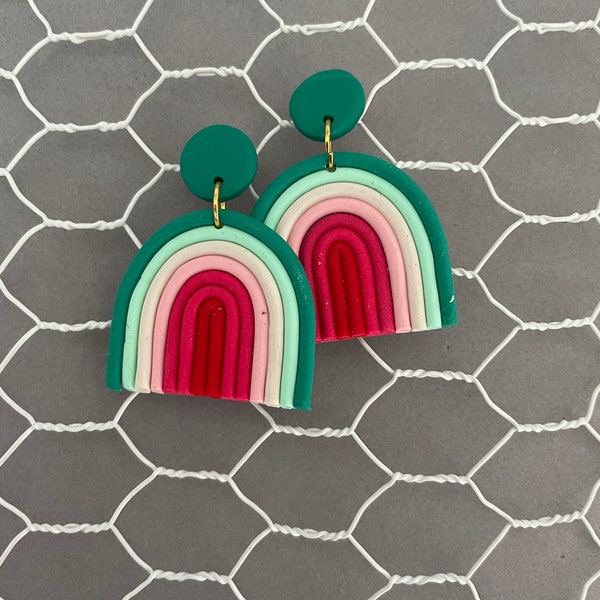 Watermelon Earrings Etsy