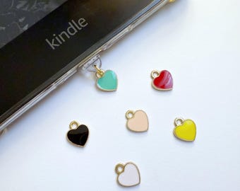 Llavero Kindle con forma de corazón: accesorio para lectores electrónicos amantes de los libros.