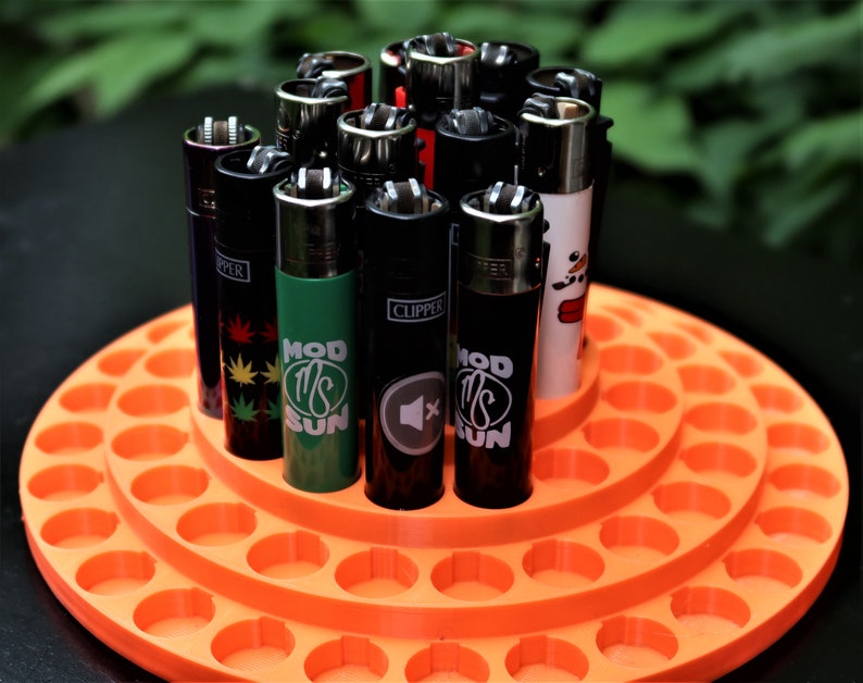 Clipper Lighters Holder Display Stand 75 Clipper Lighters Etsy