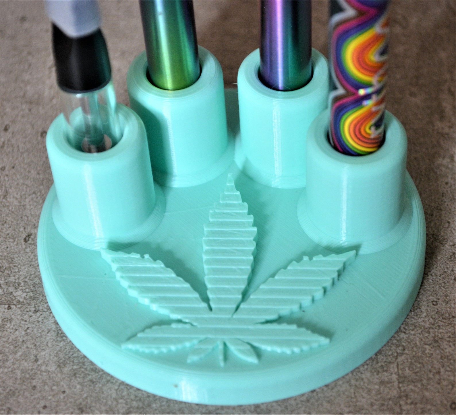 Weed box weed accessories stoner gifts four slot vape Etsy