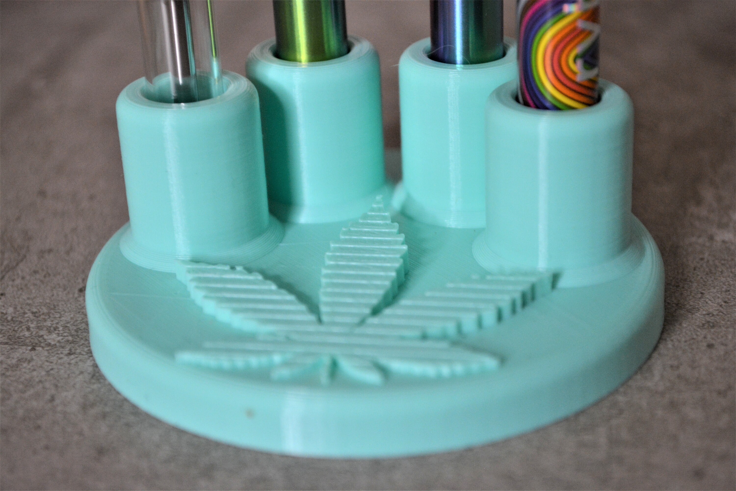 Round 510 Vapes Pen Cartridge Holder Stand 510 Thread Etsy Canada