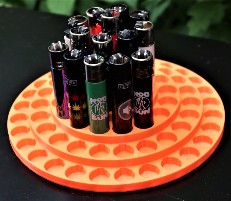 Clipper Lighters Holder Display Stand 75 Clipper Lighters Etsy