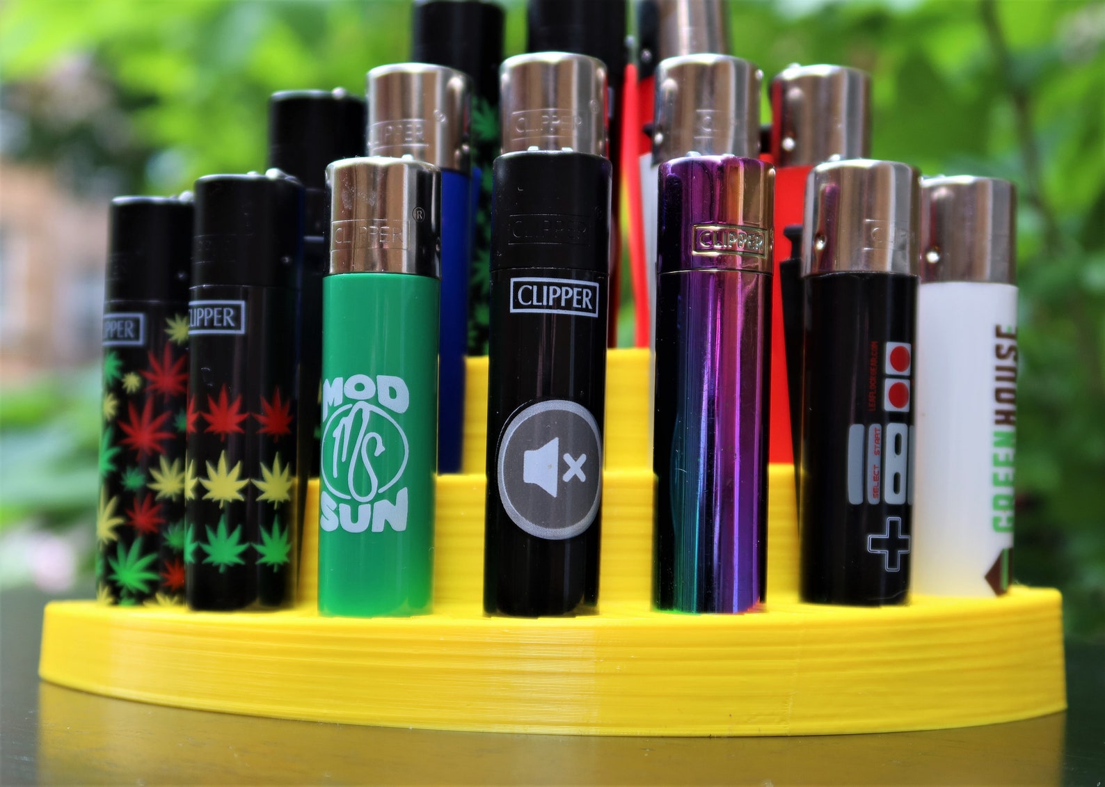 Clipper Lighters Holder Display Stand 15 Clipper Lighters Etsy