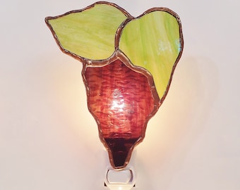 Stained Glass Grape Nightlight