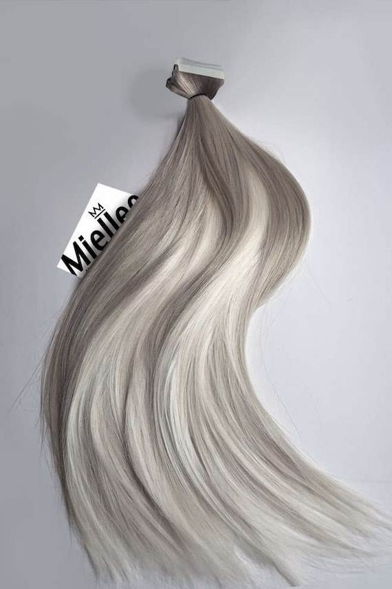 Medium Ash Blonde Balayage Tape in Hair Extensions Silky - Etsy Australia Medium Ash Blonde Balayage Tape in Hair Extensions Silky - Etsy Australia