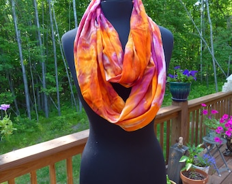 Infinity Scarf Tie Dyed Scarf