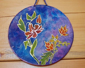 Silk Wall Hanging Hand Painted