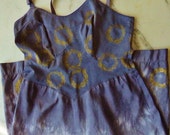 Tie Dye Slip Dress BOHO Slip Dress, Upcycle Slip