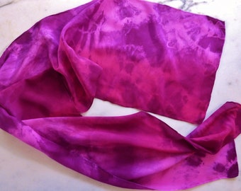 Silk Scarf Tie Dye BOHO Beauty