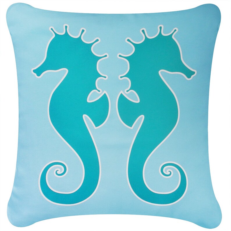 Coastal Pillow Covers 18x18 Blue Throw Pillow Covers Blue Etsy