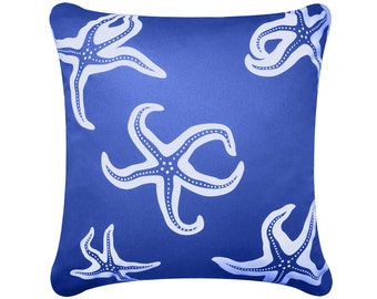 Starfish Decor Beach Pillow Cover 18 x 18 Inch Eco Gift