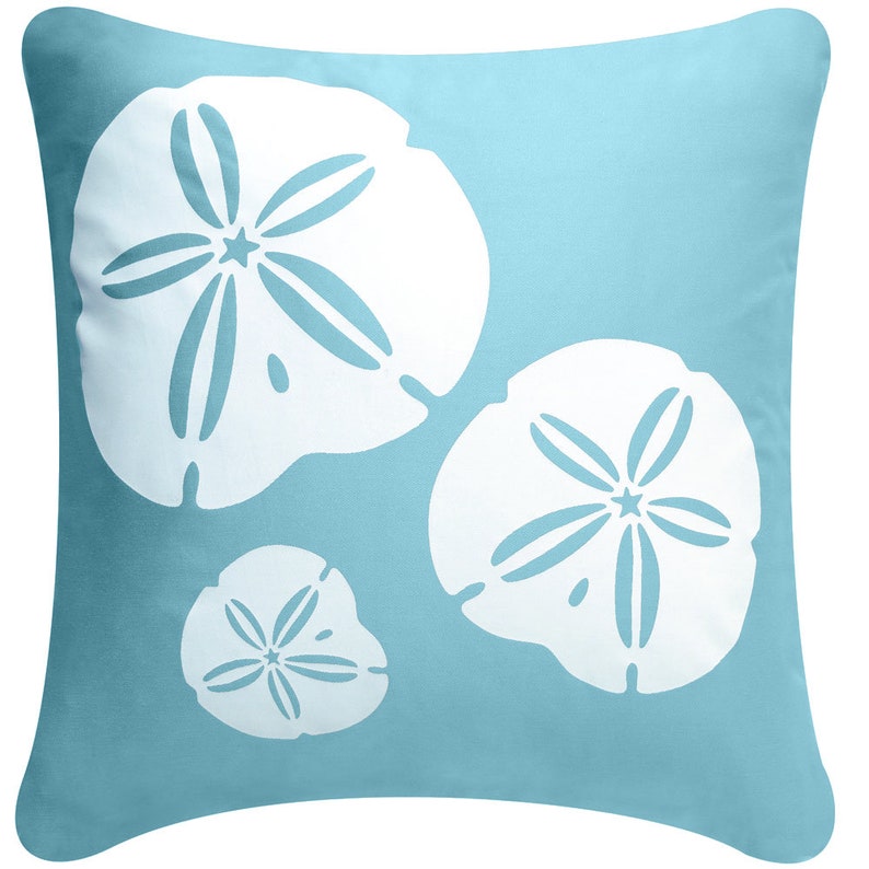 Blue Throw Pillow Covers Coastal Pillow Covers 18x18 Blue Etsy