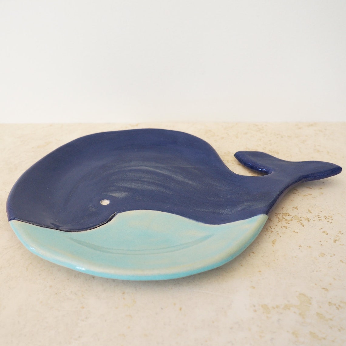 Handmade Ceramic Plates Ceramic Whale Plate 8 Inch Small Etsy