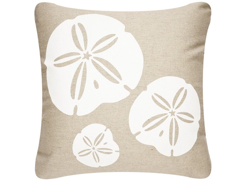 Sand Dollar Outdoor Throw Pillow Cover 18 x 18 Etsy