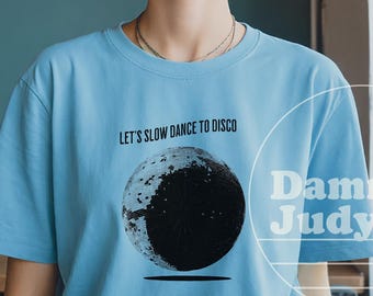 T-shirt Disco Slow Dancing Queen, boule à facettes, gothique fantaisiste, bachelorette disco, piste de danse, boule à facettes, disco occasionnellement, chemise boule disco