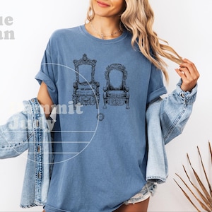 Tshirt The Lord & Assistant, chemise Taskmaster, Task master, britcom, comédie britannique, cachet de cire, Greg Davies, Little Alex Horne, Thrones image 6