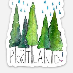 2 Portland Love stickers