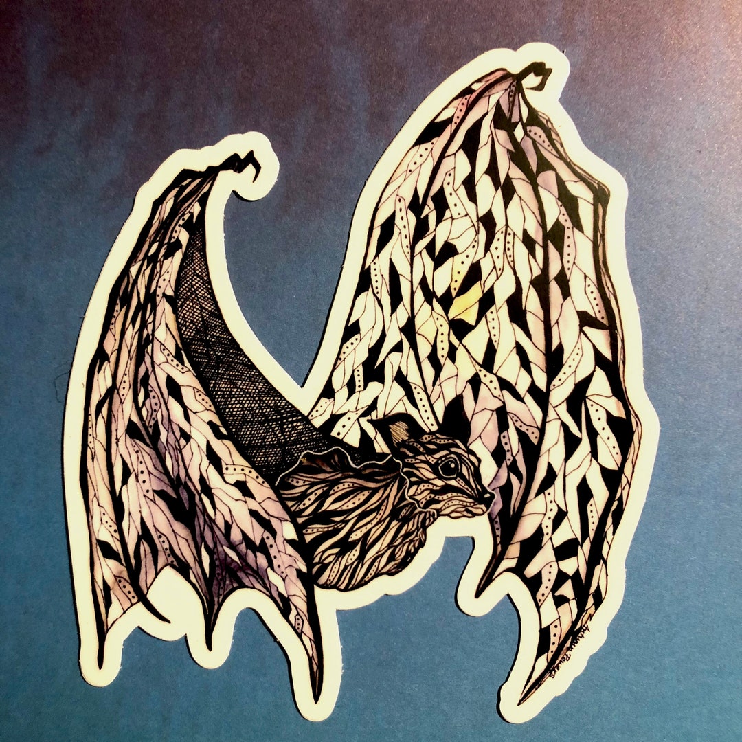 Bat Sticker - Etsy