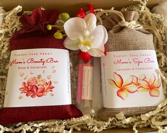Mother's Day Soap Gift Set with Tinted Lip Balm