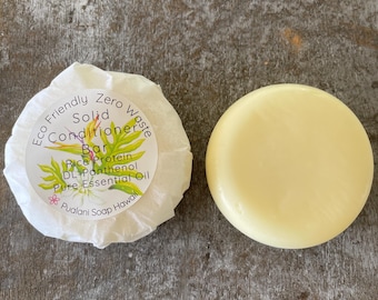 Eco Friendly Solid Conditioner Bar: Rice Protein & Essential Oils (3oz)